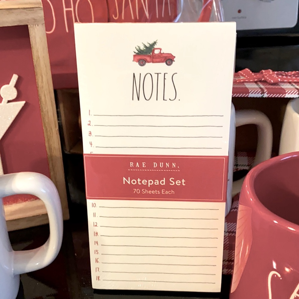 Rae Dunn Notes/ TO DO Truck note pad- NWT - Picture 1 of 5